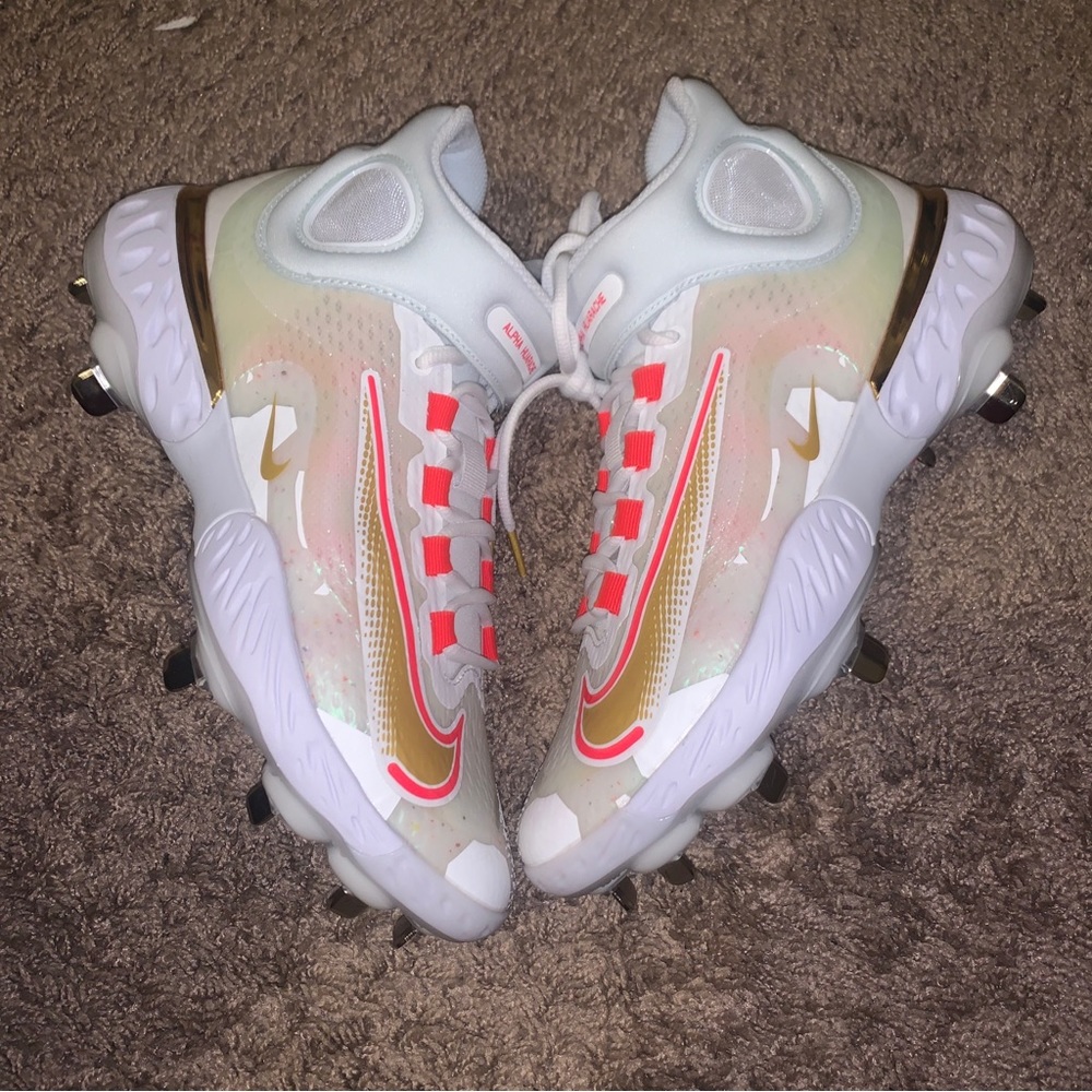 Nike Alpha Huarache Elite 4 Mid Baseball Cleats Men’s Size 7 FD2744-161